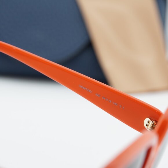 Loewe LW40134U 42E Square Sunglasses – Orange\\ Brown